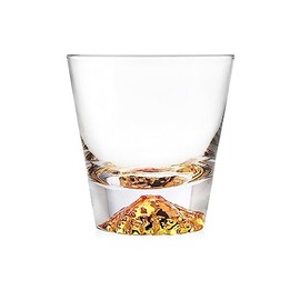 Godinger Double Ol Fashioned Glass - Gold Barware & Glassware - 8oz Capacity - Elegant and Stylish Drinkware