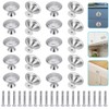 PERFETSELL 20 PCS Kitchen Door Knobs Stainless Steel Cupboard Handles