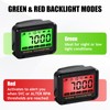 Digital Engine Tachometer & Hour Meter Mini Tach Gauge with