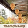 DECYOOL 8 Pack Paper Wasp Nest Decoy Hanging Wasp Nest