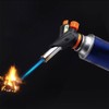 Gas Torch Blow Torch Butane Torch with Adjustable Flame For