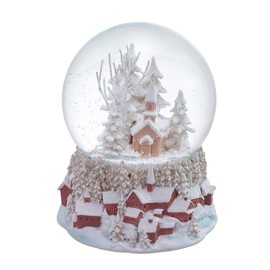 Kurt S. Adler 100MM Musical Church Waterglobe Water Globe, Multi