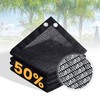 VICLLAX 50% Garden Shade Fabric Sun Shade Cloth Greenhouse Netting