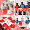 Naozinebi 50Pcs Nurse Graduation Paper Plates Napkins Set RN Graduate