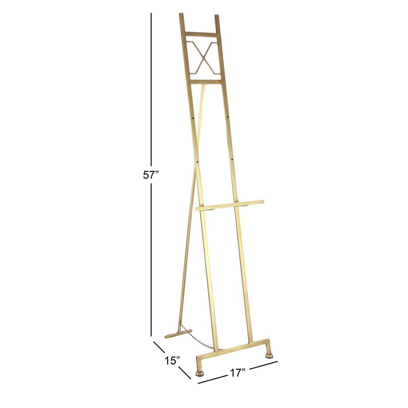 Deco 79 Metal Display Easel Large Adjustable 3 Tier Floor