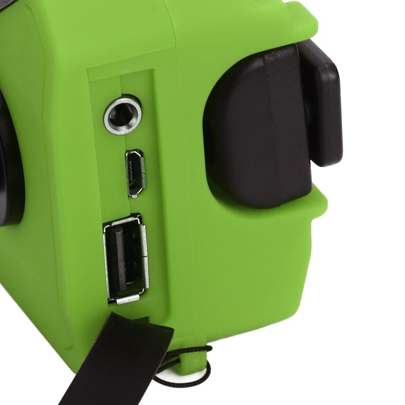 Emergency Radio Hand Power Generation Solar Radio with LED Flashlight