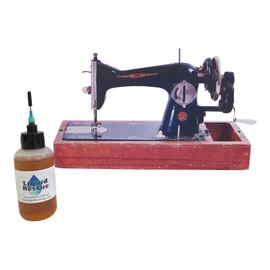 Liquid Rescue 100%-Synthetic Oil for Sewing Machines and sergers, Makes Them Quieter and Smoother, eliminates The stalling and Humming When Slow-Stitching, 1 oz w/XL Needle