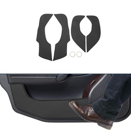 TUCKBOLD Leather Car Door Anti Kick Pad Sticker for Hyundai Tucson 2015-2018 Door Side Edge Guard Protector Interior Accessories Black 1 Set