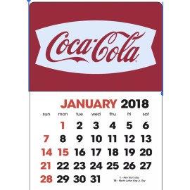 Coca-Cola NEW 2018 white fishtail  Coke dash calendar