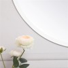 Elegant Decor Gracin 28" Round Contemporary Frameless Clear Mirror