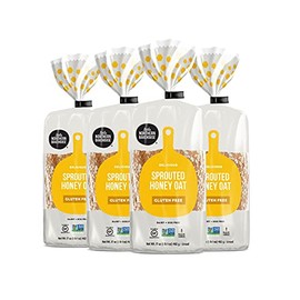 Little Northern Bakehouse Honey Oat Gluten Free, Non-GMO and Allergy-Friendly Bread (4 pack, 17 oz. each)