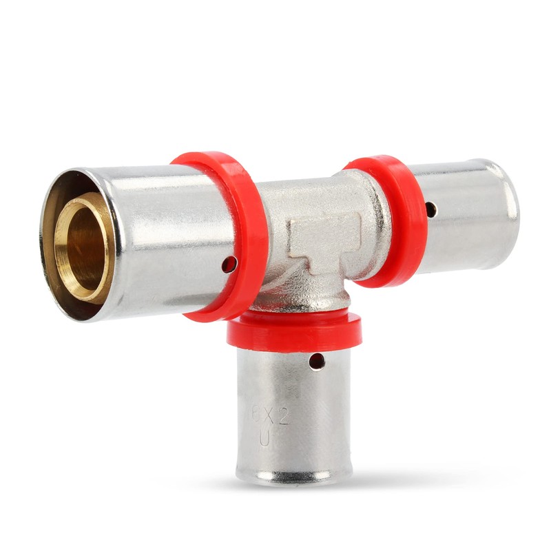 T-Piece PEX Press Fitting 16 x 16 x 20 mm