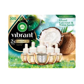 AIR WICK Scented Oil - Vibrant Refill Island Coconut & Warm Sands 5 ct.