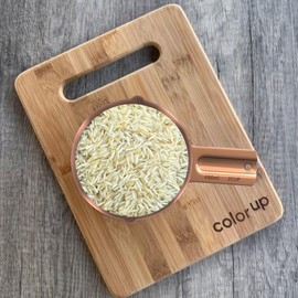 Color Up Premium 2 Cup Measuring Cup (480 ml) - Stainless Steel Copper Finish, One-Piece Construction, Dishwasher Safe, Accurate for Wet & Dry Ingredients – One Single 2Cup