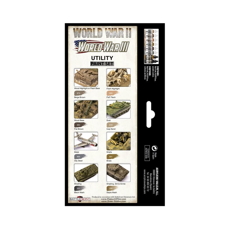 Vallejo VAL70201 Farb II & World War III AV Model