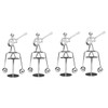 SAFIGLE 4pcs Guitar and Man Balancing Sculpture Stylish Decor for