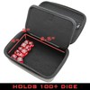CASEMATIX Travel Dice Case and Dice Holder for 100+ RPG