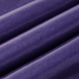 Wooqu PU Leather Book Cloth, Polyurethane Coated and Non-Woven Base, Leather-Like Look, Soft, 17x29”, for Book Binding, Cowhide Grain, Purple