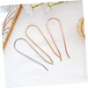 Vaguelly 3pcs U Shaped Hairpins for Women Simple Style Hair