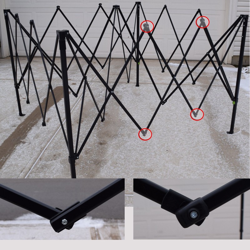 OZARK TRAIL First Up Coleman Canopy Gazebo 4 - Truss