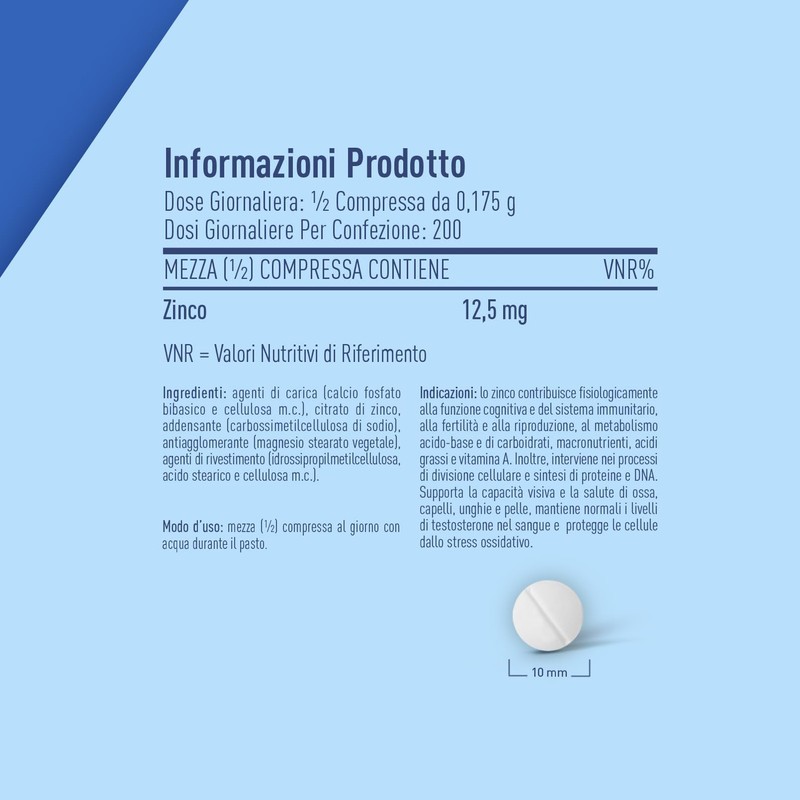 LongLife® Zinc 25 | Zinco ad elevata biodisponibilità | Alto