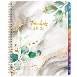 Teacher Planner 2025-2026 - Academic Lesson Planner 2025-2026, July 2025 - June 2026, 9.7'' x 7.7'', Lesson Plan Book, Weekly & Monthly Calendar with Quotes