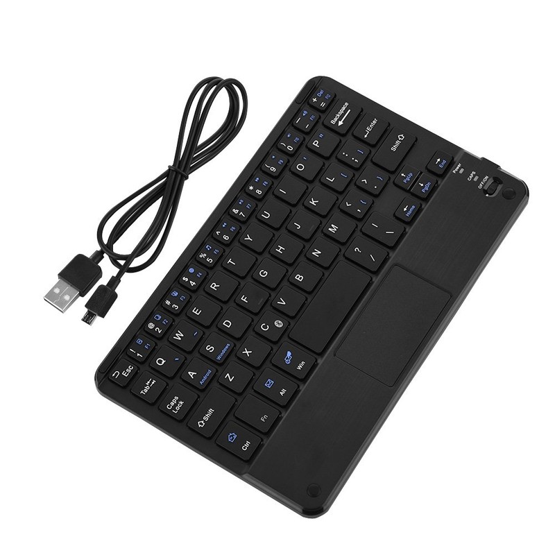 Teclado Inalámbrico Bluetooth, Mini Teclado Universal Ultra Delgado y Multifuncional