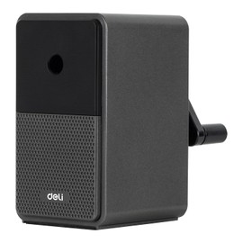 deli Pencil Sharpener, Silent, Adjustable Design, Manual Sharpener, Desk Sharpener, 5 Level Core Adjustment Function