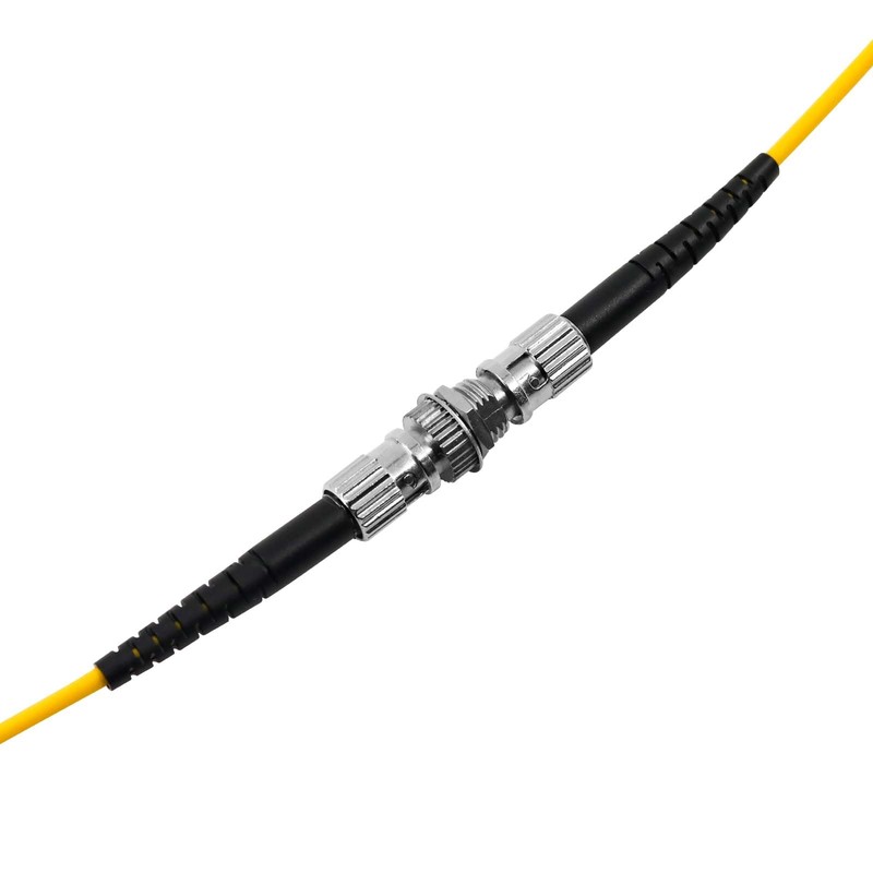 Duogalia 100-Pack ST Fiber Optical Couplers Adapter Cable Barrel Connector