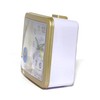 Atlanta Wecker ohne Ticken mit Licht Obenabsteller Quarz Eckig -
