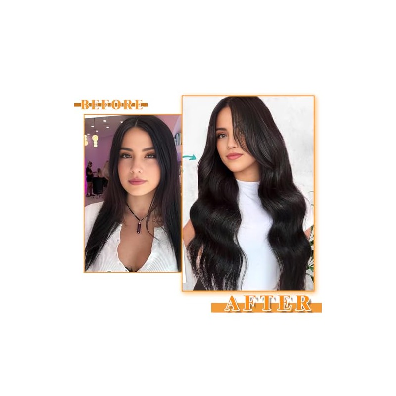YDDM Extensiones De Cabello Humano Con Cinta Adhesiva, 24", 20