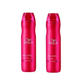 Wella Care Brilliance Shampoo for Fine to Normal Coloured Hair, 250 ml, Pack of 2