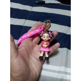 El Chavo del Ocho 3-D (La Chilindrina)  Silicone Charm  Keychain