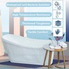 12PCS Disposable Bathtub Cover Liner, ANTFEES Large Bathtub Lining Plastic