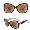 VITENZI Full Reader Sunglasses for Women, Oversized Reading Sunglasses with