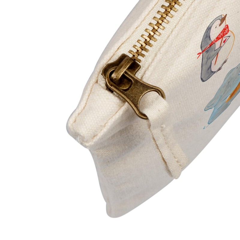 Mr. & Mrs. Panda Big Band Make-Up Bag, White, Hand