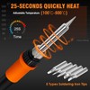 TOOLOUR 2-IN-1 851D Soldering Iron Hot Air Rework Station, 302°F-932°F