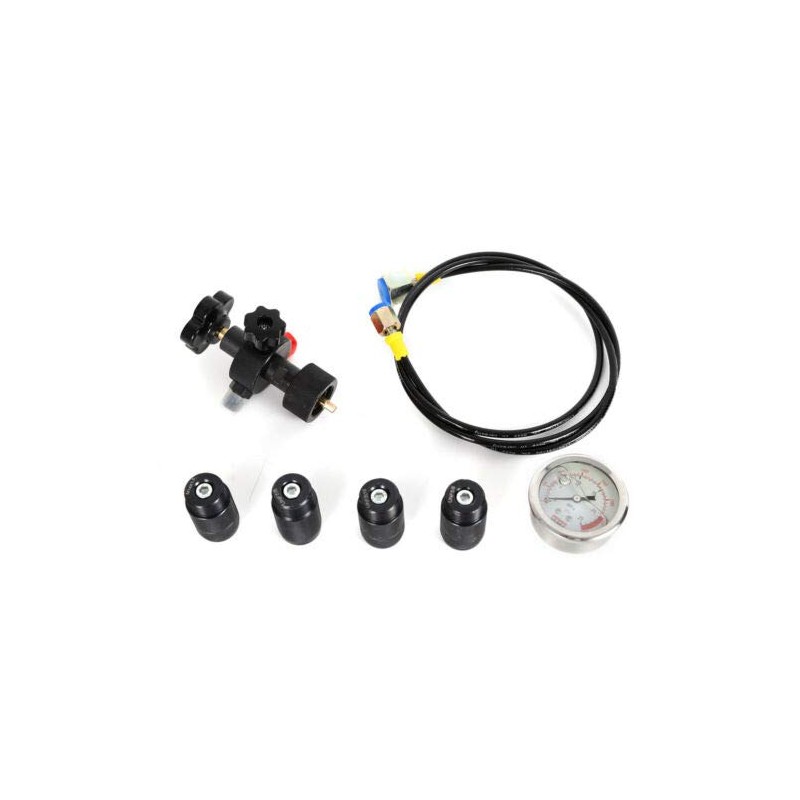ZHFEISY 250Bar Hydraulic Accumulator Nitrogen Charging Fill Gas Valve Pressure