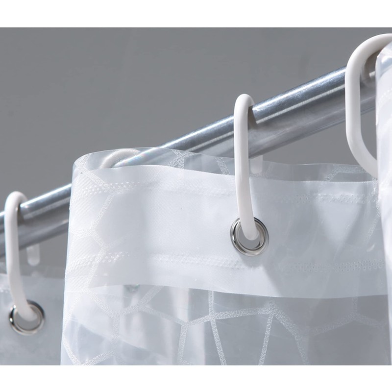 KnSam Shower Curtain 120 x 200 cm, Waterproof Shower Curtain