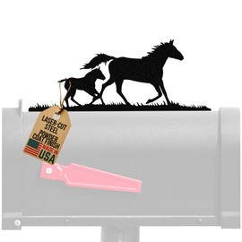 Innovative Fabricators, Inc. Mare & Foal Horse Mailbox Topper