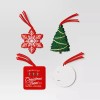 16ct Club Christmas Gift Tag Red/Green/Whit