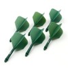 CUESOUL Rust Integrated Dart Shafts and Flights Pack of 6