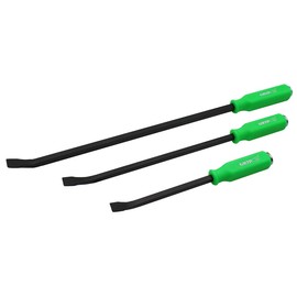Grip 3 pc Striking Cap Heavy Duty Pry Bar Set - 12", 18", 24"