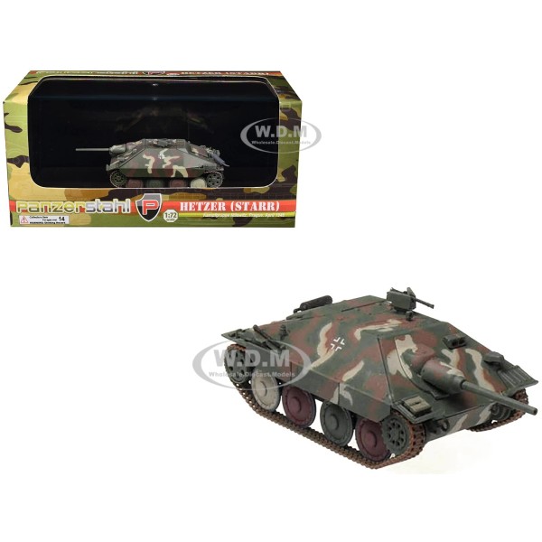 Panzerstahl HETZER STARR TANK DESTROYER "PRAGUE" 1/72 DIECAST BY PANZERSTAHL