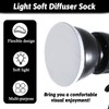 7"/18cm Light Diffuser, Diffuser Lamp Sock Soft Cover Soft White