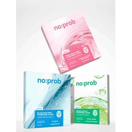 [5-Piece NEW] No-Prop Hydrogel Mask, 3 Types, 5-Pack / [5매입NEW] 노프랍 하이드로겔 마스크 3종 5매입