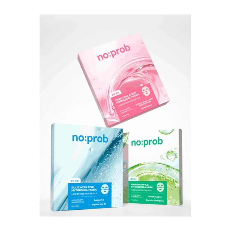 [5-Piece NEW] No-Prop Hydrogel Mask, 3 Types, 5-Pack / [5매입NEW]