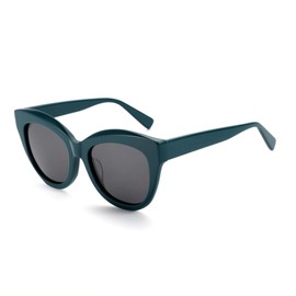 ZENOTTIC Trendy Polarized Women Sunglasses: Retro Cateye Shades - Sun Glasses Designed for Vacation with UV400 Protection Green