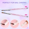 Saviland Acrylic Nail Brush Set - 4pcs Professional Acrylic Brush