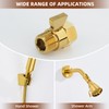 Angle Simple Shower Flow Control Valve, Brass Water Shut Off